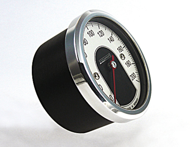 Analogt Tacho Motoscope Tiny, poleret til motorcykler [Motogadget]