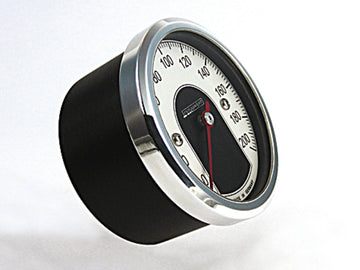 Analogt Tacho Motoscope Tiny, poleret til motorcykler [Motogadget] - 0
