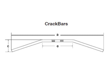 Harley Davidson Fxsb [FEHLING] - Crack Bar, 850 mm Sort - 0