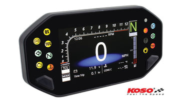 Yamaha Xsr 900 [KOSO] - Digitalt multifunktionscockpit RX-4 til MT-07/09, XSR 700/900