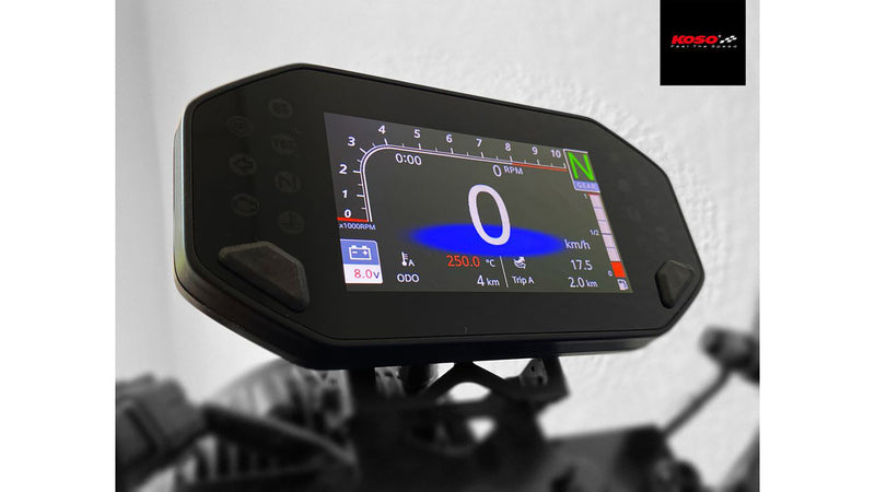 Yamaha Xsr 900 [KOSO] - Digitalt multifunktionscockpit RX-4 til MT-07/09, XSR 700/900