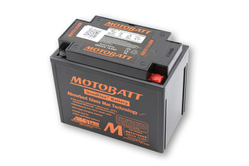 Moto Guzzi V 7 Iii Stone [MOTOBATT] - Batteri MBTX12UHD, sort