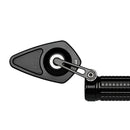 Mo.View Blade Flip Motorcykel Mirror, Diamond, Black [Motogadget]-2