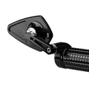 Mo.View Blade Flip Motorcykel Mirror, Diamond, Black [Motogadget]-5