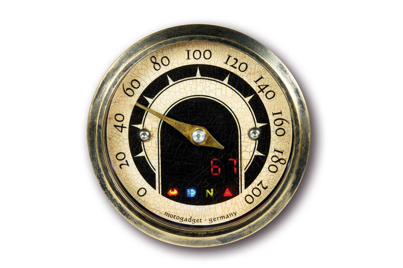 Analog Tascho MST Vintage messingring til motorcykler [Motogadget]