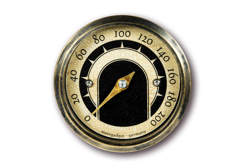 Analog Tascho MST Vintage messingring til motorcykler [Motogadget]