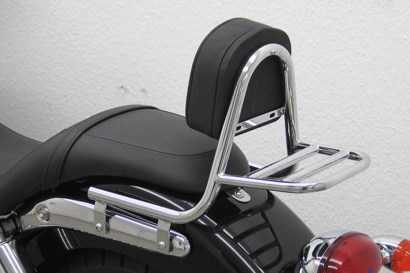 Triumph Speedmaster [FEHLING] - Sissy bar lavet af rør med pude og bagagebærer, Triumph Speedmaster 2008-