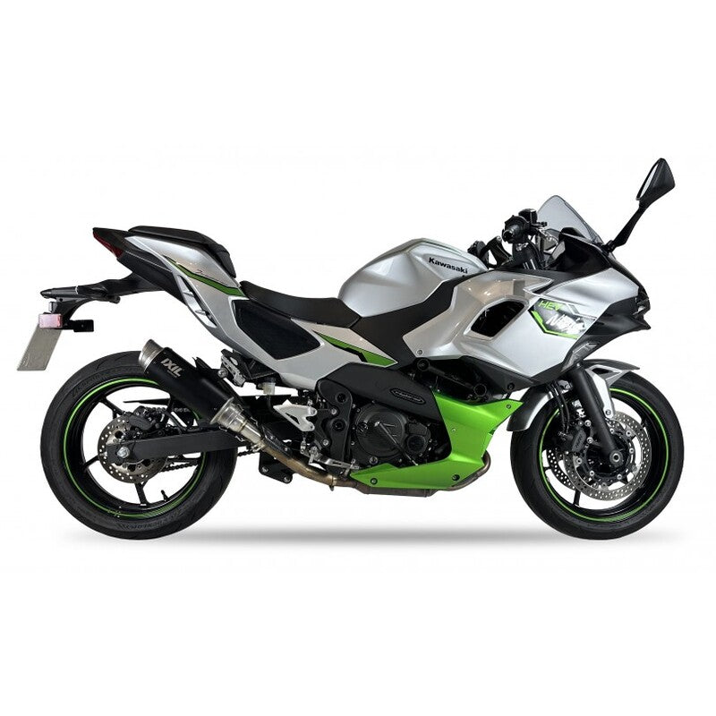 Kawasaki Z 500 [IXIL] - RC3B Slip-On lyddæmper rustfrit stål sort
