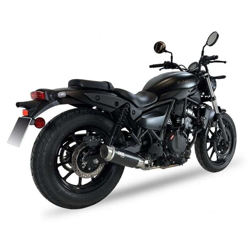 Eliminator 500 [IXIL] - RC3B Slip-On lyddæmper rustfrit stål sort