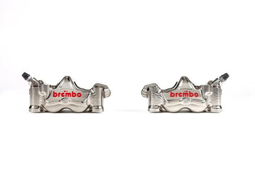 Aprilia Dorsoduro 1200 [BREMBO RACING] - Par GP4RX - 1 mm bremsekalipre (CNC-bearbejdet - forkromet) (med klodser) - 0