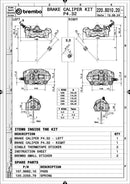 Bmw S 1000 [BREMBO RACING] - Par GP4RX - 1 mm bremsekalipre (CNC-bearbejdet - forkromet) (med klodser)-4