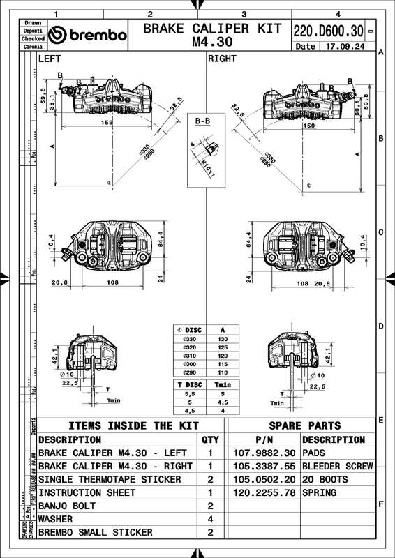 Suzuki Hayabusa [BREMBO RACING] - 18 mm GP4-MS radial bremsekalipersæt