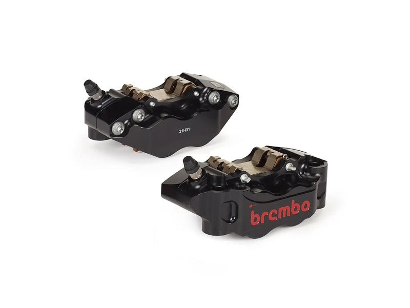 Aprilia Tuono 1100 [BREMBO RACING] - OPGRADERING GP4-RB 4-stemplet bremsekalipre (par) foran, Ø 30/34 mm