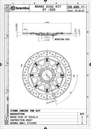 Ducati 749 [BREMBO RACING] - UPGRADE T-Drive flydende bremseskive - 208A98511-4