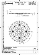 Ktm Super Duke 1390 [BREMBO RACING] - UPGRADE T-Drive flydende bremseskiver - 208A98524