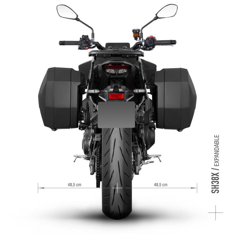 Yamaha Mt 09 Mt 09 Sp Mt 09 Tracer [SHAD] - 3P monteringssystem (side)