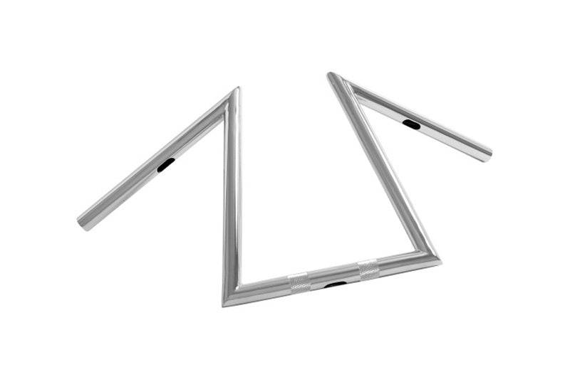 Harley Davidson Fxst [HIGHWAY HAWK] - Z-Bar Extreme 1 tommer styr med 3 huller, 630 mm bred 300 mm høj, krom