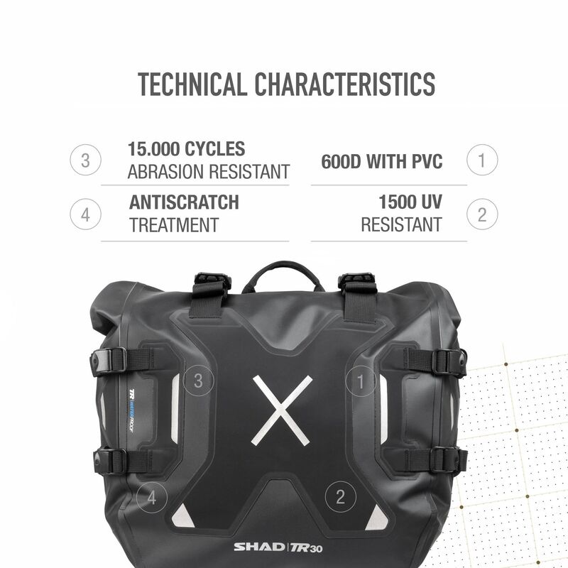 Honda X-Adv [SHAD] - Vandtætte tasker Terra TR30