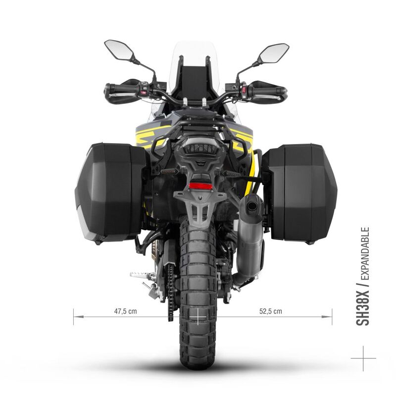 Voge Valico 800 Rally [SHAD] - 3P fastgørelsessystem (side)