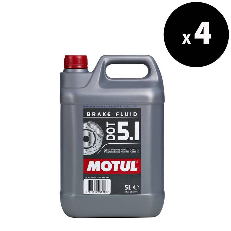 Dot 5.1 Brake Fluid 5L 4-Pack [Motul]