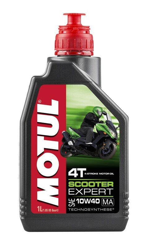 Motorolie 10W40 til 4T Scooter, 12 Pack [Motul]