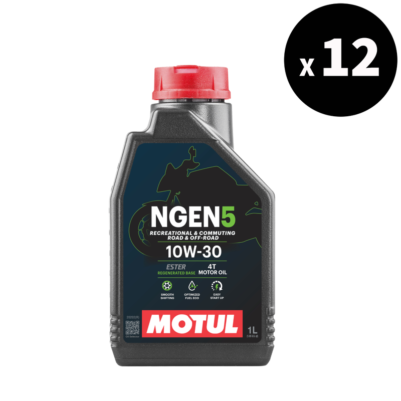 NGEN 5 4T Motorolie 10W-30, 1L 12-Pack [Motul]