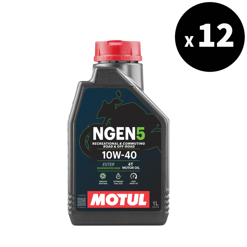 NGEN 5 4T Motorolie 10W-40, 1L 12-Pack [Motul]