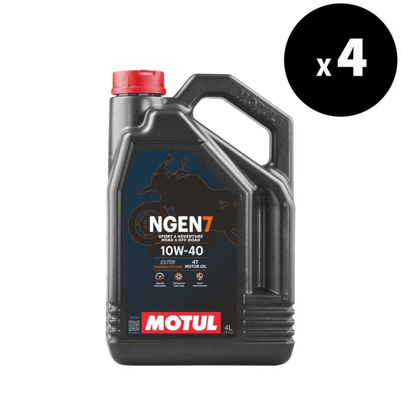 NGEN 7 4T Motorolie 10W-40, 4L Four-Pack [Motul]