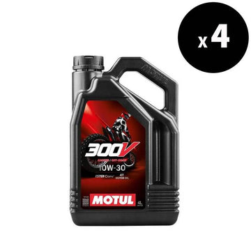 Motorolie 10W30 4T til off road racing 4L - Motul 300V