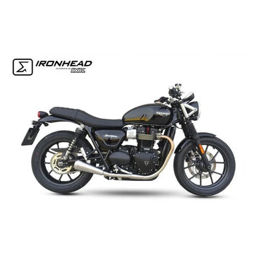 Triumph Street Twin 900 [IXIL] - Slip On Ironhead konisk lyddæmper (højre + venstre)