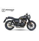 Triumph Street Twin [IXIL] - Slip On Ironhead konisk lyddæmper (højre + venstre)
