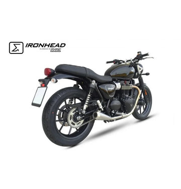 Triumph Street Twin 900 [IXIL] - Slip On Ironhead konisk lyddæmper (højre + venstre)