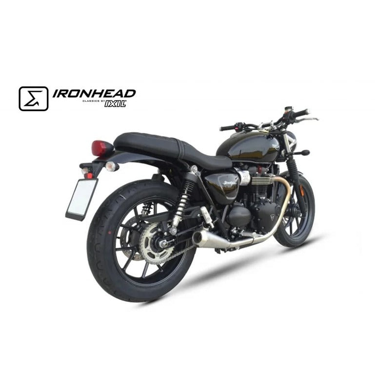 Triumph Street Twin [IXIL] - Slip On Ironhead konisk lyddæmper (højre + venstre)