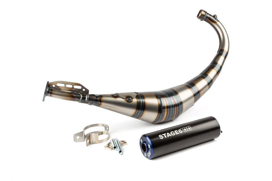 Derbi Senda DRD X-Treme SM '10 - '17 50 2T D50B0 - Auspuff Streetrace Blau Schwarz