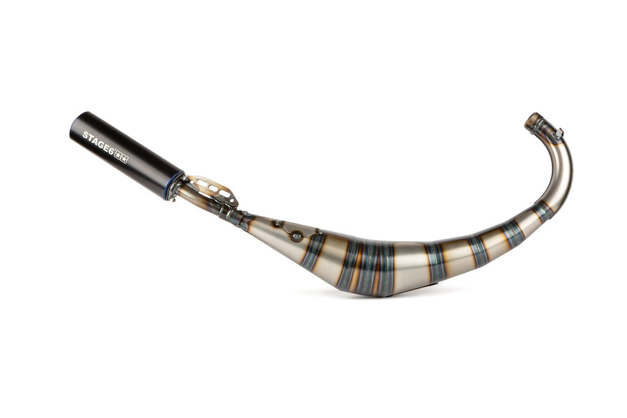 Rieju MRX Enduro Pro 50 2T AM6 - Auspuff Streetrace Blau Schwarz