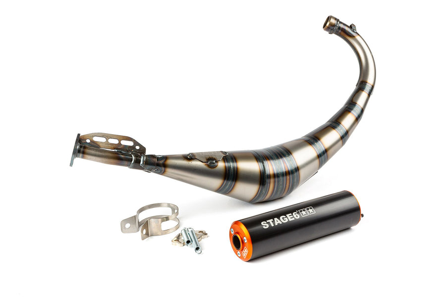 Aprilia SX 50 2T - Auspuff Streetrace Zweifarbig