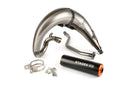 Peugeot XPS-SM 50 2T AM6 - Auspuffanlage High-Mount CNC orange/schwarz