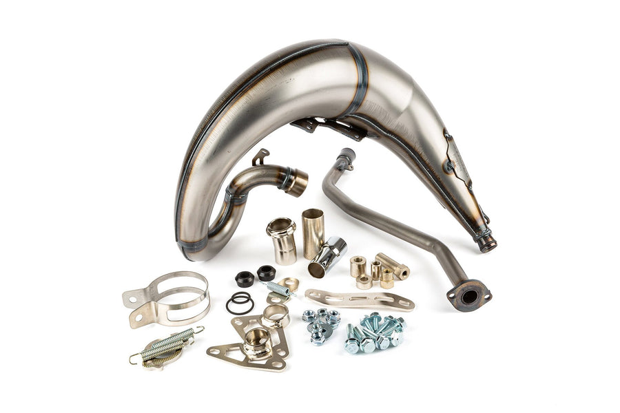 Beta RR Enduro 50 2T - Auspuff Streetrace High Mount links rot schwarz