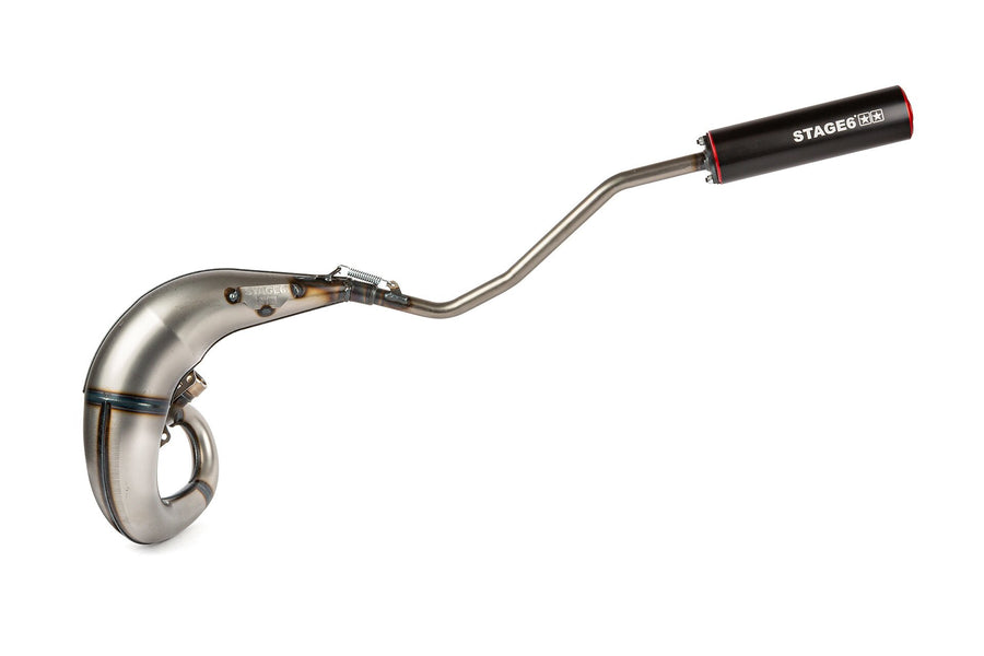 Beta RR SM 50 2T - Auspuff Streetrace High Mount links rot schwarz