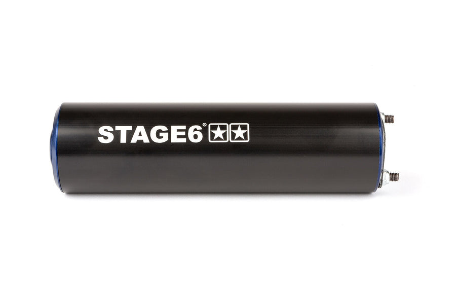 Aprilia SX 50 2T - Auspuff Streetrace Blau Schwarz