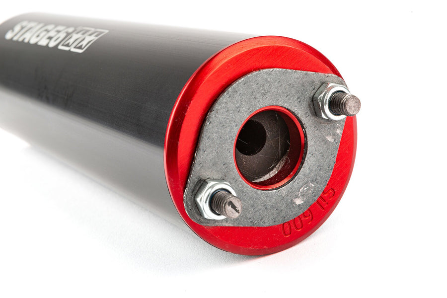 Beta RR SM 50 2T - Auspuff Streetrace Rot Schwarz