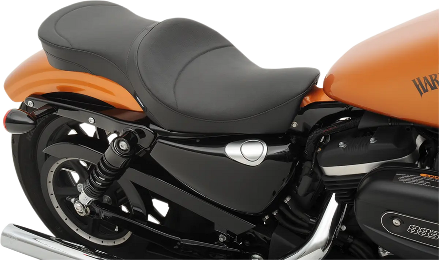 harley davidson touring [DRAG SPECIALTIES] – dobbelt-trough-sæde i vinyl