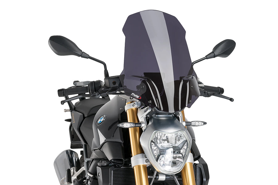 BMW R 1200 R [2018] - PUIG New Generation Touring Windscreen | Stærkt tonet | PUIG 8165F