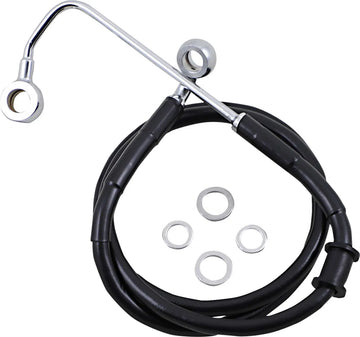 harley davidson fxsb [DRAG SPECIALTIES] - Forlænget bremseslange i rustfrit stål