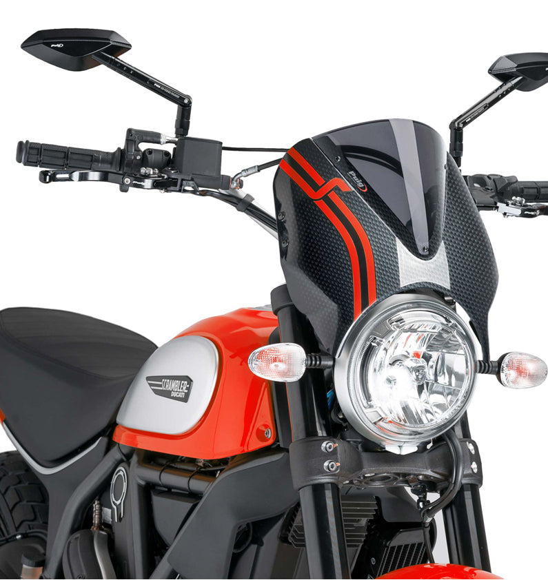 DUCATI SCRAMBLER DESERT SLED [2025] – RetroVision forrudevisir – stærk