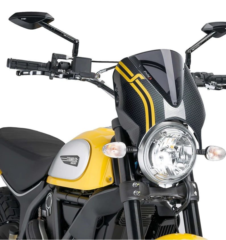 DUCATI SCRAMBLER DESERT SLED [2025] – RetroVision forrudevisir – stærk