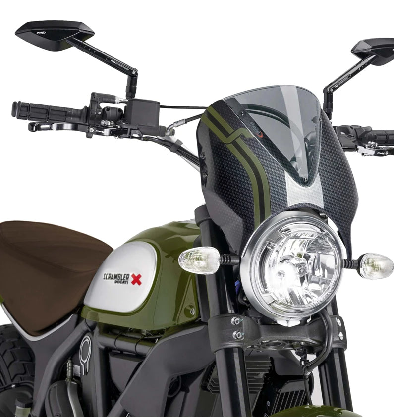 DUCATI SCRAMBLER DESERT SLED [2025] – RetroVision forrudevisir – stærk
