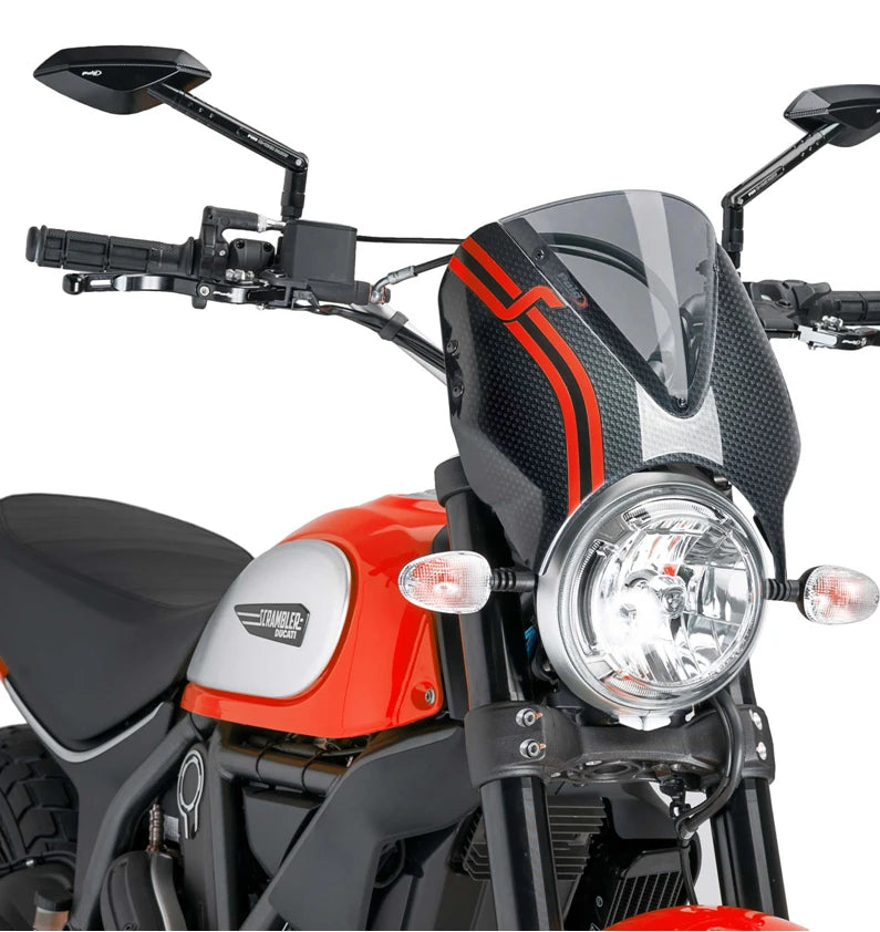 DUCATI SCRAMBLER DESERT SLED [2025] – RetroVision forrudevisir – stærk