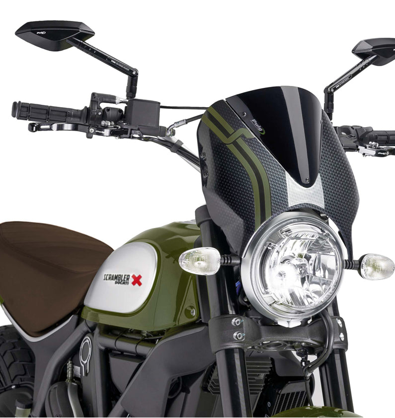 DUCATI SCRAMBLER DESERT SLED [2025] – RetroVision forrudevisir – stærk