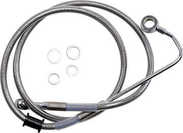 harley davidson flstc [DRAG SPECIALTIES] - Forlænget bremseslange i rustfrit stål